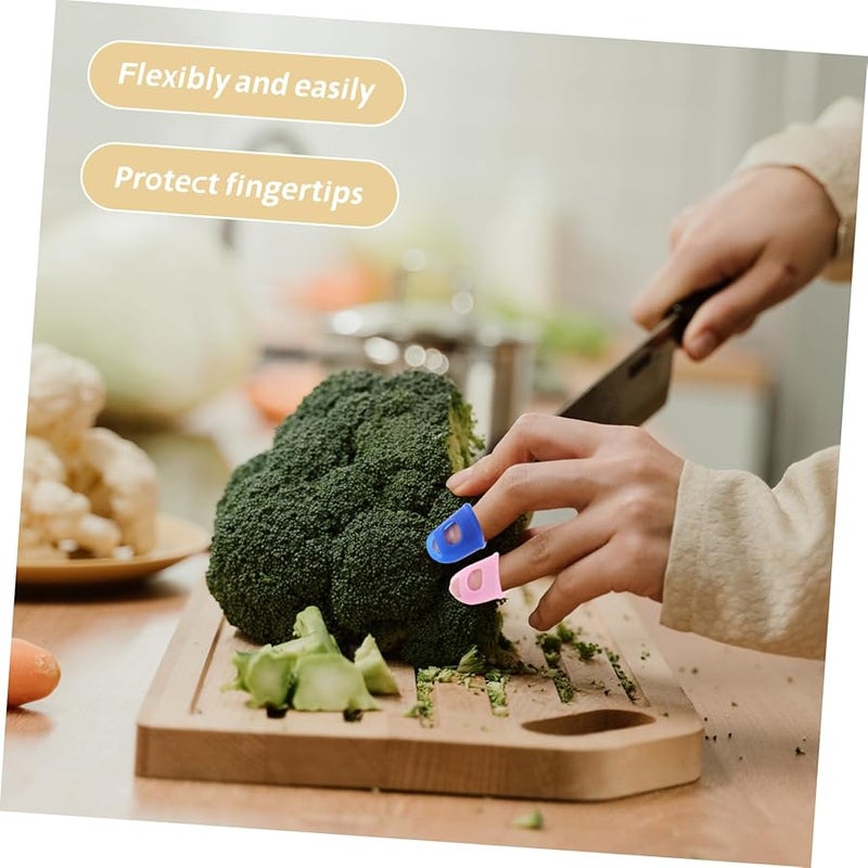 40Pcs Transparent Finger Covers for Money Counting and Dicing Flexible Fingertip Guards - Image 2